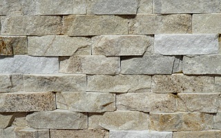 Фасадный облицовочный натуральный камень EcoStone (Экостоун) Cream Quartzite 40C