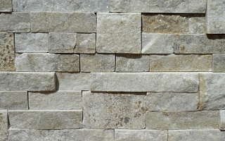 Фасадный облицовочный натуральный камень EcoStone (Экостоун) Cream Quartzite 40T